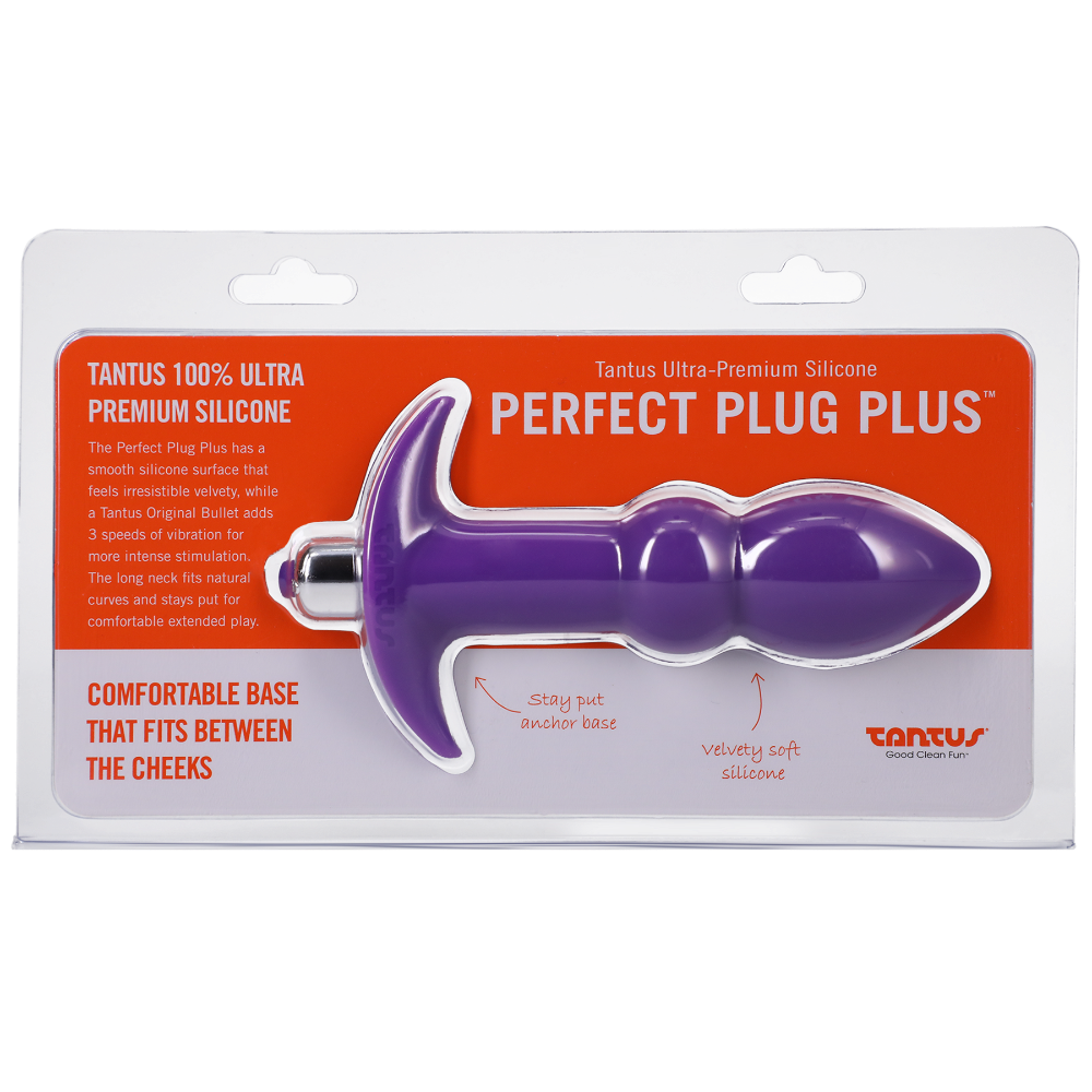 Perfect Plug Plus Vibe in packaging - color Purple