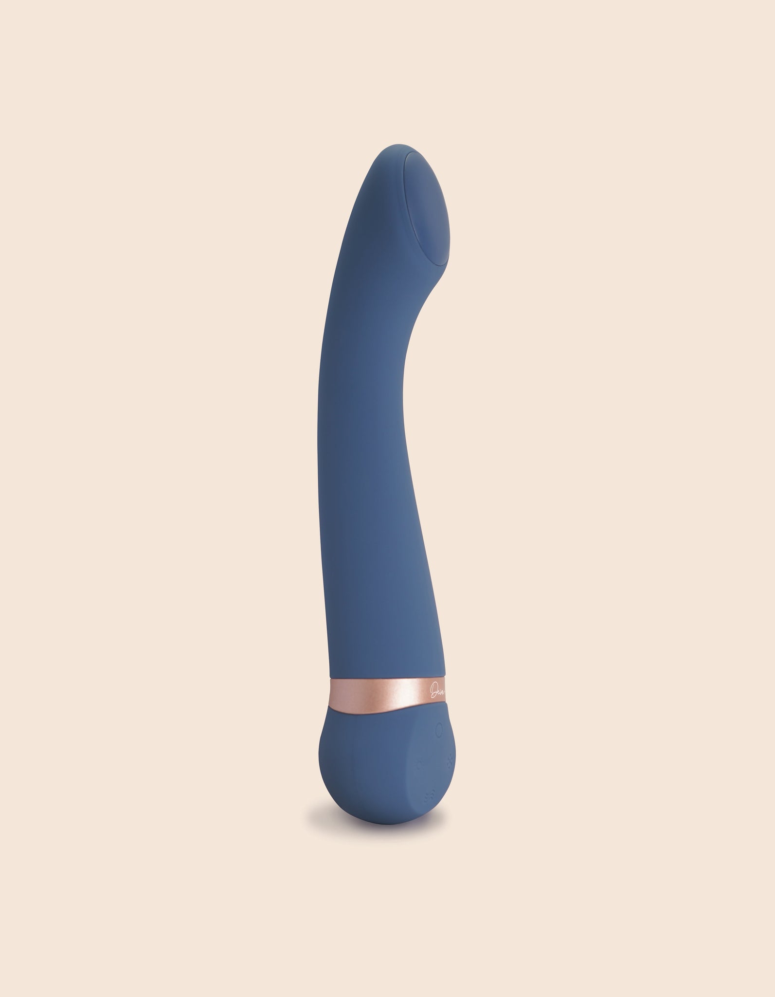 Diea's Hot & Cold vibrator being shown in vertical side view