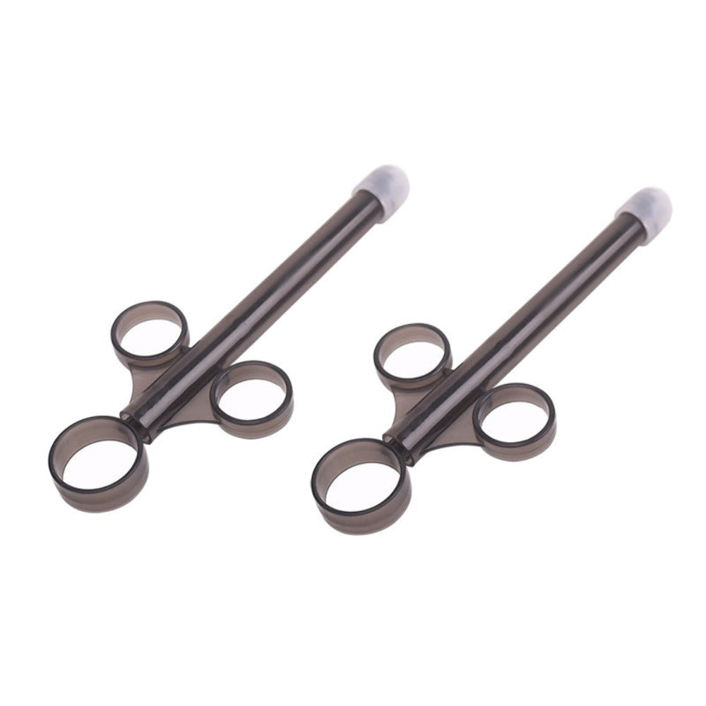 two-anal or vaginal lubricant injector-black