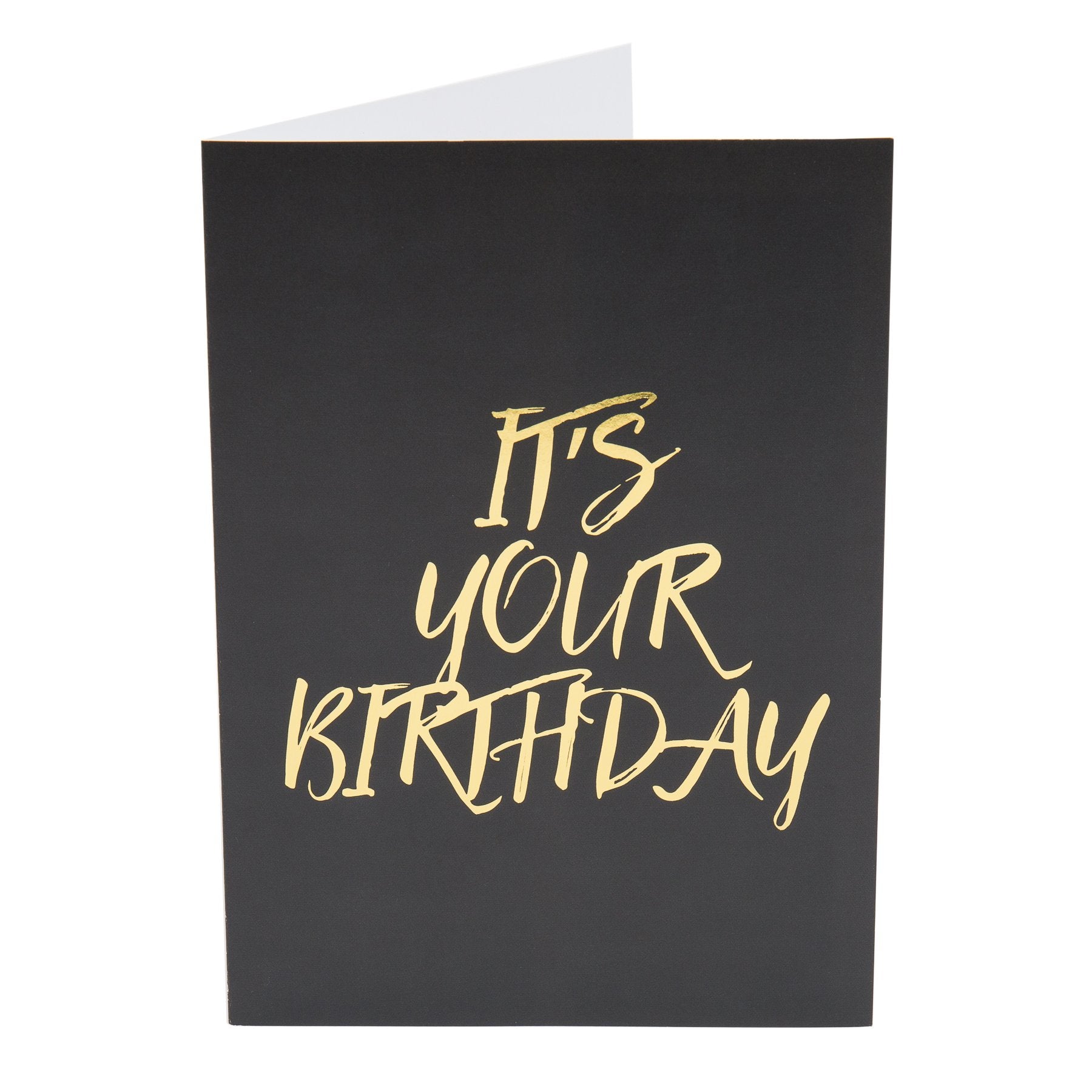 It's Your Birthday gift card showing the front of the card