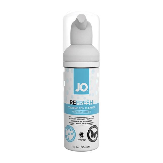 1.7 ounce Spray can  of foaming Jo ReFresh Sex-Toy cleaner