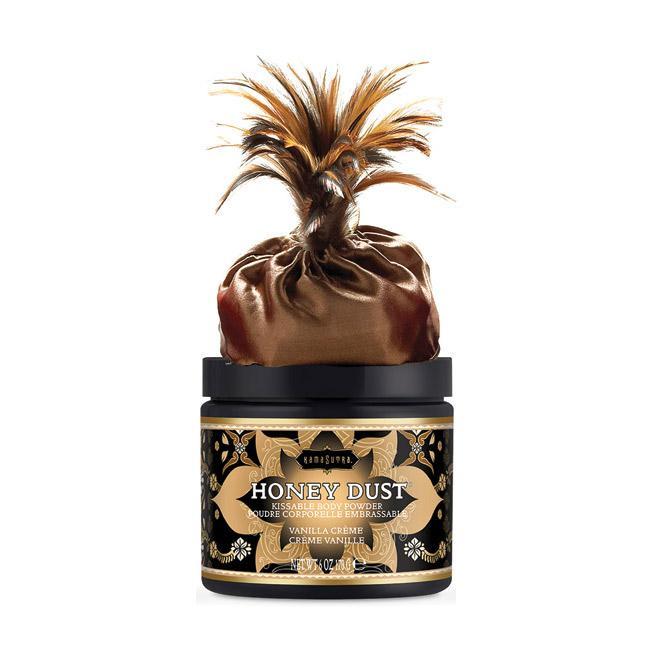 Kama Sutra's Honey Dust - Vanilla Creme scent with dusting feather