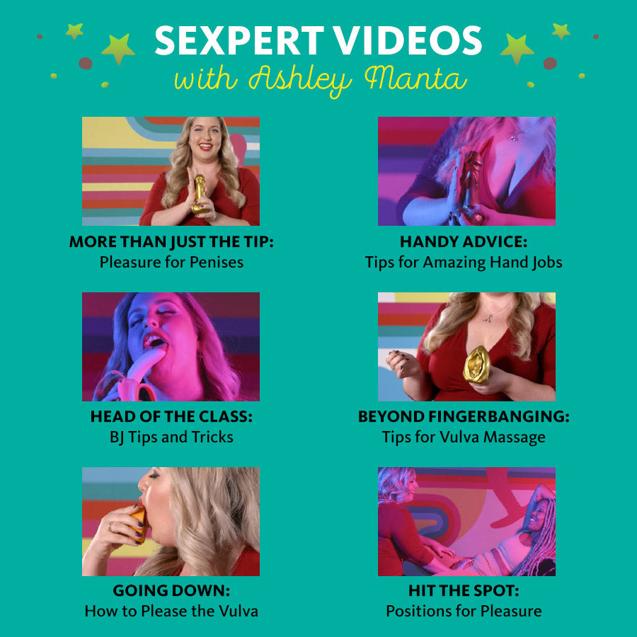 Sexpert Videos with Ashley Manta - 6 expert tip videos