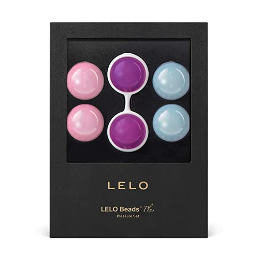 3 sets of Lelo weighted Kegel balls displayed in package