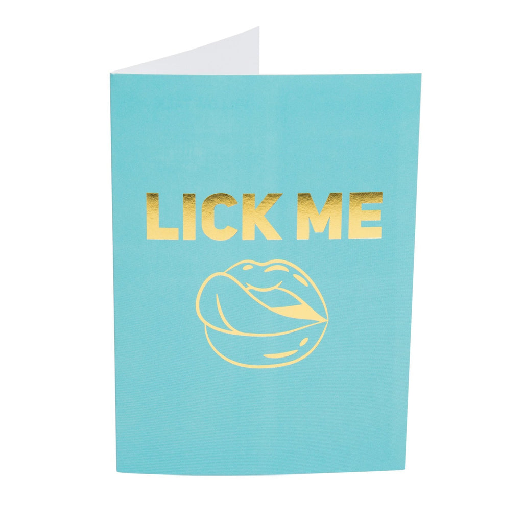 Kama Sutra's Lick Me gag card front image