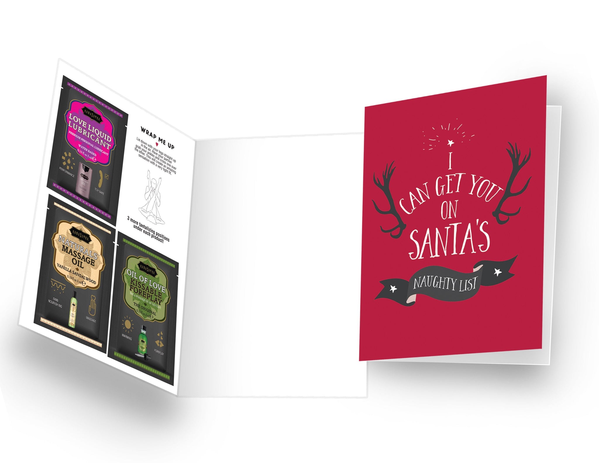 Kama Sutra's Christmas Card - I can get on Santa's naughty list