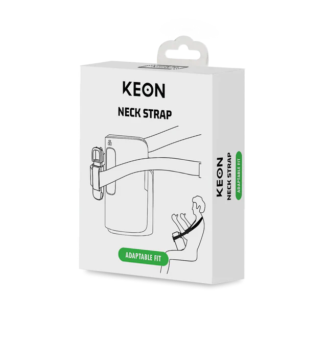 Keon Neck Strap shown in box