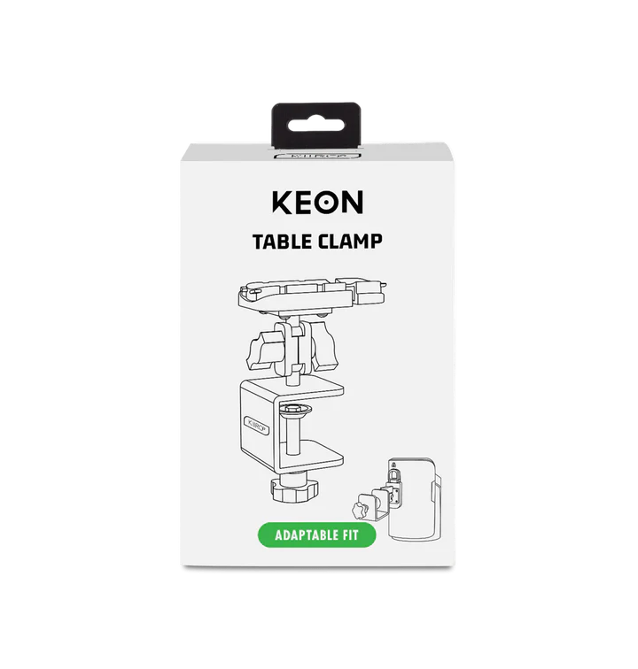 Keon Table Clamp shown in box