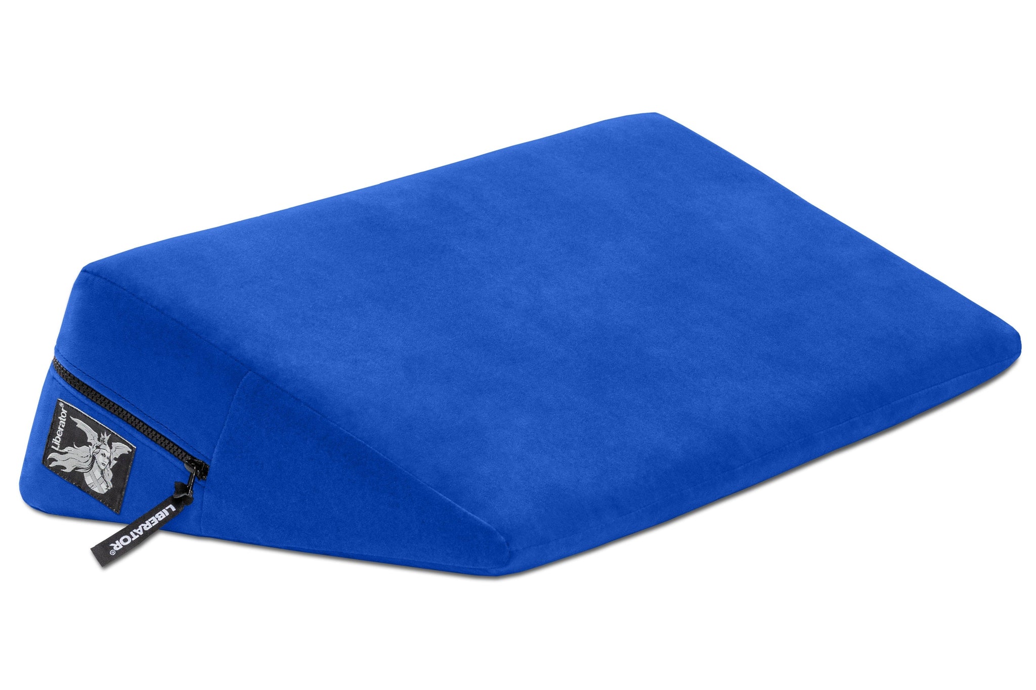 Blue-liberator wedge pillow-with removable cloth cover